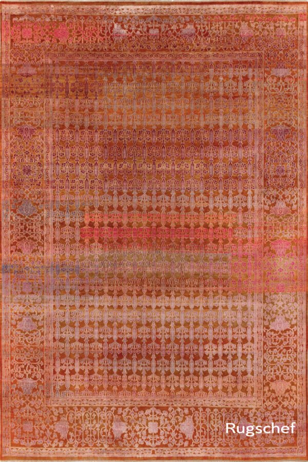 Vintage-Inspired Mughal Rug