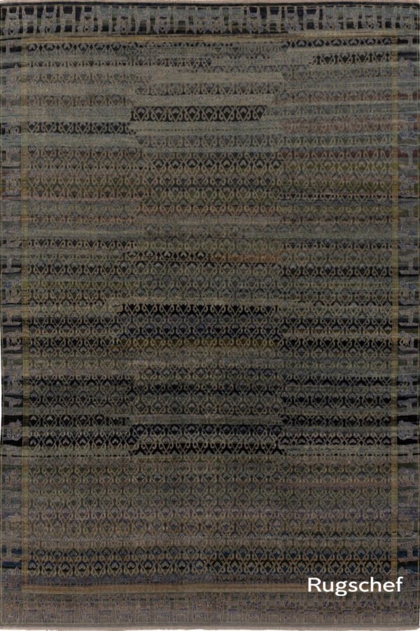 Royal Mughal Border Rug