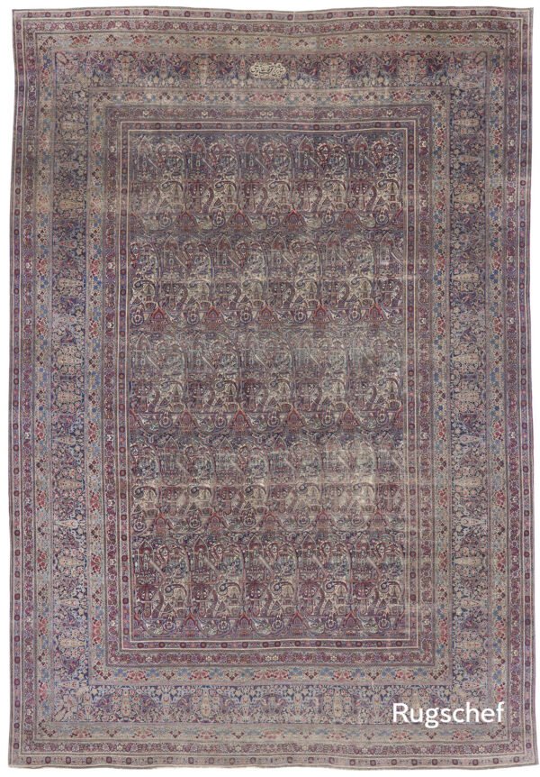 Vintage Oriental Shag Rug