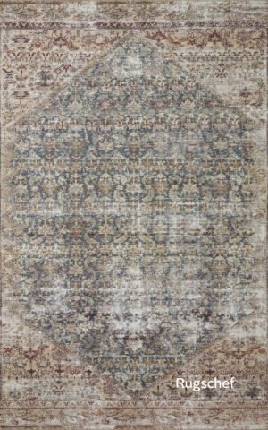 Persian Floral Medallion Rug