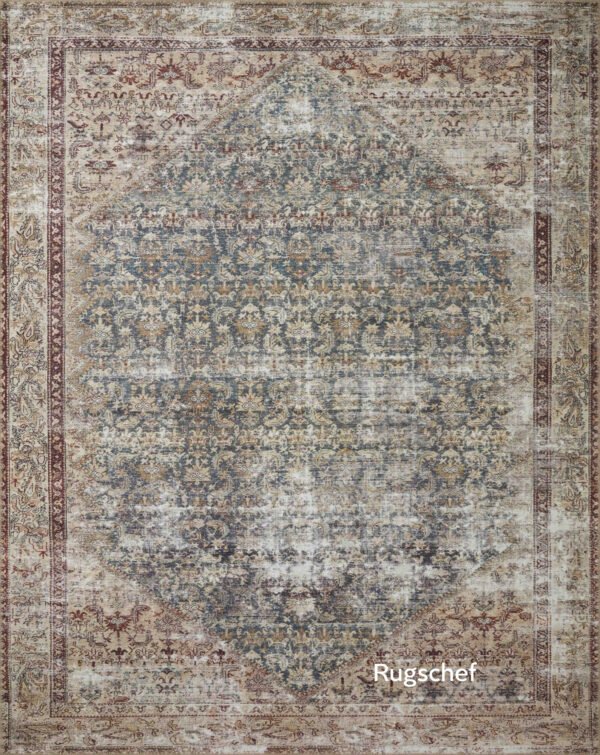 Persian Floral Medallion Rug