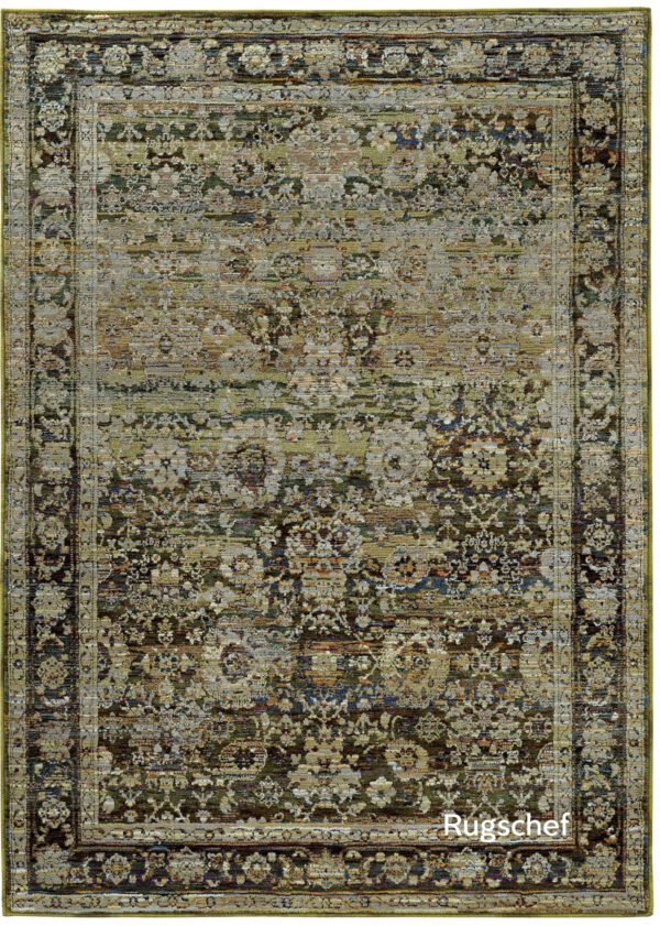 Antique Samarkandi Border Rug