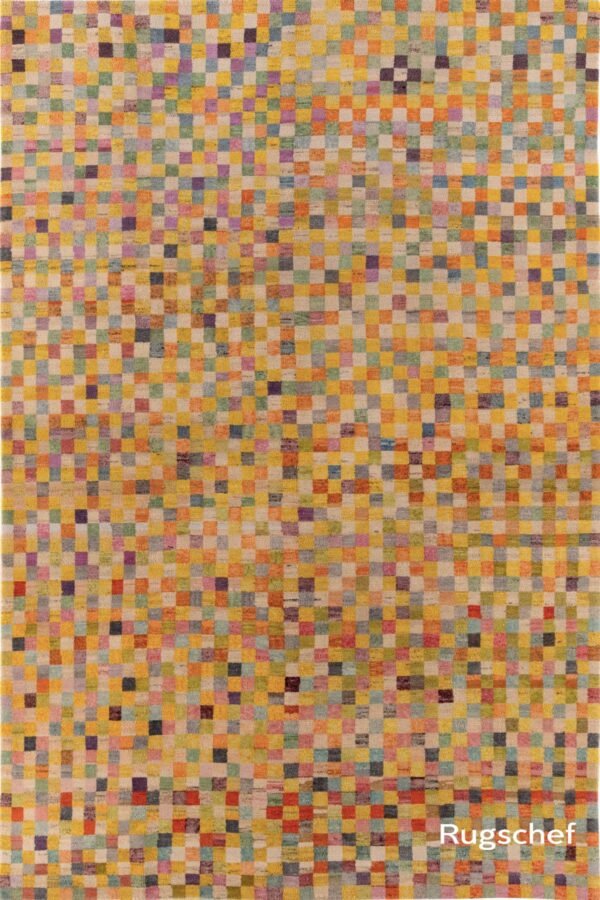 Colorful Abstract Contemporary Rug