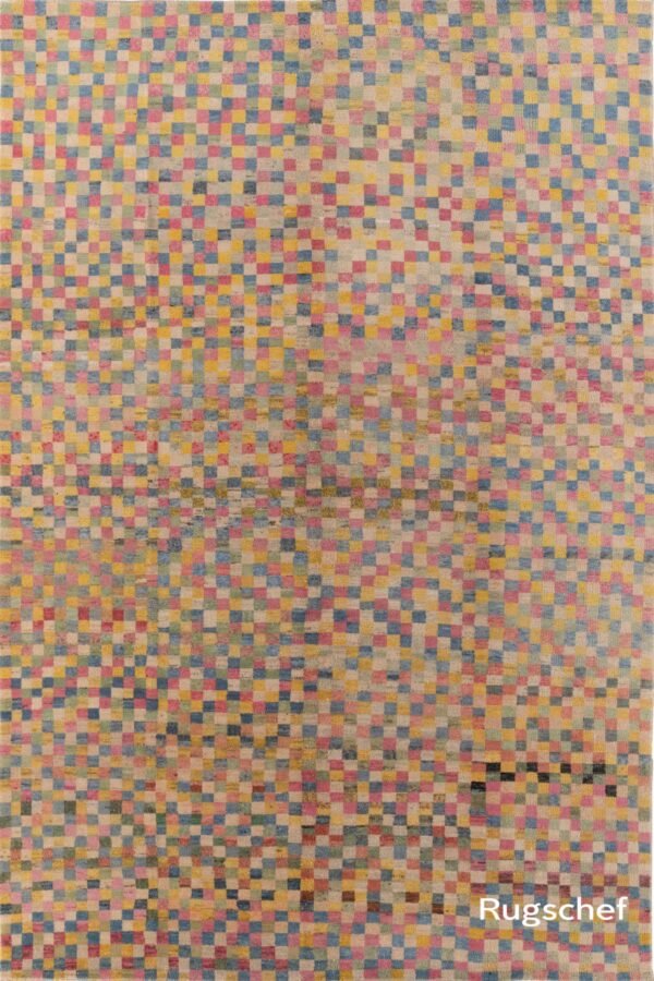Colorful Abstract Contemporary Rug - Image 2