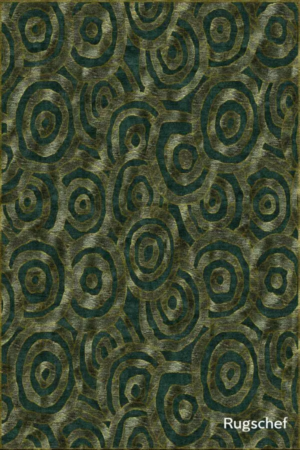 green Unique and elegant abstract design
